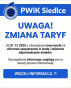 Nowe taryfy PWiK Siedlce od 31.12.2025